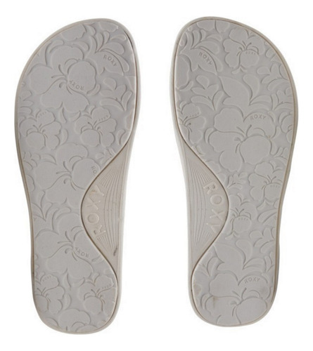 Sandalias Playa Roxy Slippy Lx Blanco Mujer Arjl100977-trw