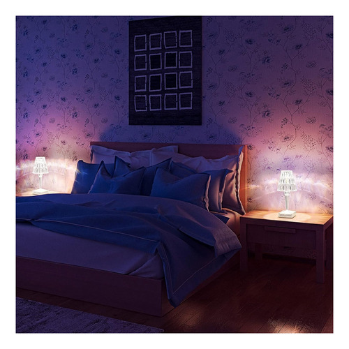 Lampara De Mesa Recargable Touch Diamante Led Dimeable