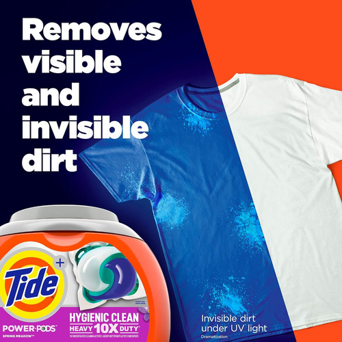 Tide Hygienic 10x Pods - Detergente Para Ropa 63 Unidades,