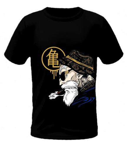 Remera Algodón Maestro Roshi Dragon Ball Unisex Niño Adulto