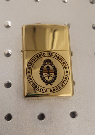 Encendedor Clásico Genérico + Grabado Láser Personalizado Dorado