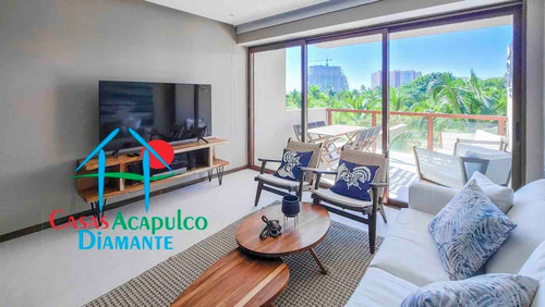 Imagen 3 de 30 de Cad La Isla Fiji S3. De Playa. Terraza Con Vista A Las Áreas Comunes