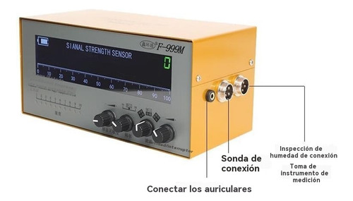 F-999h Detector Portátil De Fugas Subterráneas, Sensor
