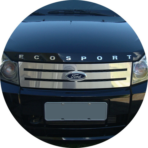  Emblema Letreiro Capô Ecosport Cromado Ford 3r Acessórios