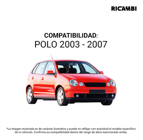 Par Discos Freno Delantero Para Polo 2003 2004 2005 06 2007