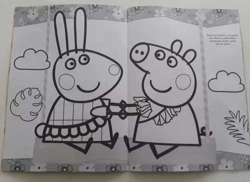 Libro Para Pintar Infantil ¡pinta! Peppa Pig - Ed. Vértice