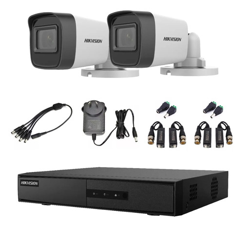 Kit Hikvision Dvr 4ch + 2 Cámaras 2mp + Video Instalación!