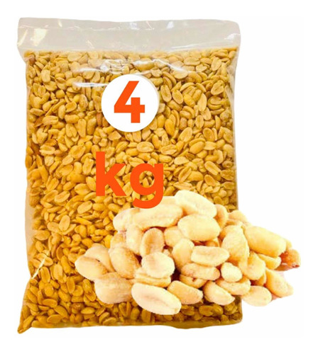 Cacahuate Tostado Orgánico Natural 4 Kg