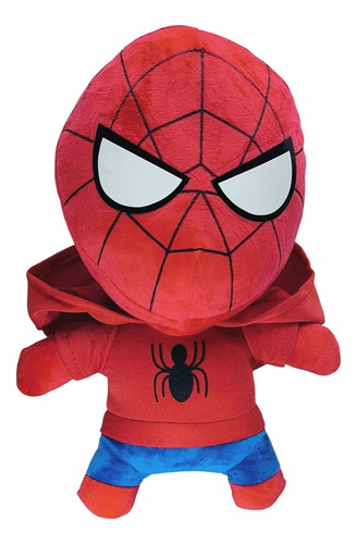 Peluche Spiderman Hombre Araña Spidey Colgante Capucha Niño