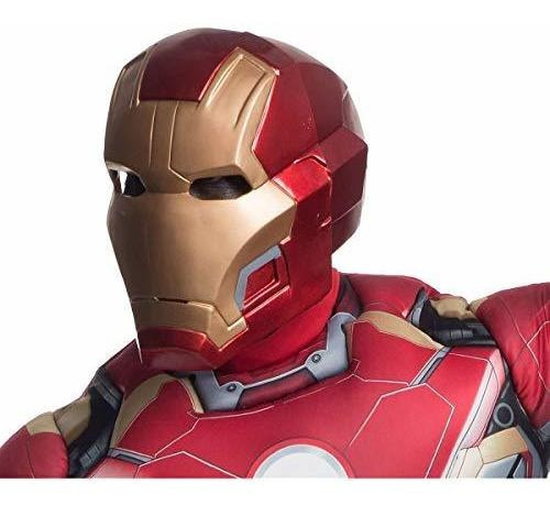 Disfraz Hombre - Rubie's Men's 2 Piece Iron Man Mask Helmet 