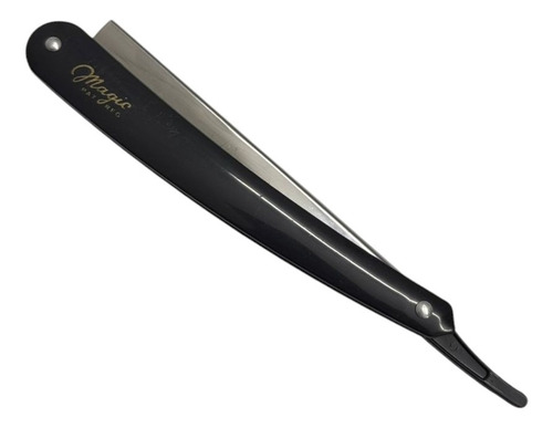 Navaja Magic Profesional Barberia Peluqueria Negra Negro
