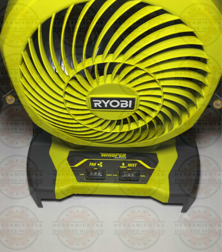 Ventilador Humidificador Ryobi Pcl851b 190.5mm Tool Only