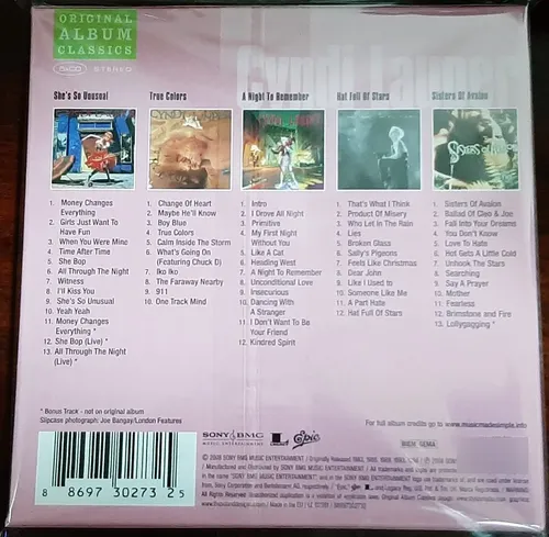 Cyndi Lauper - Original Album Classics (box Set 5 Cd S) | Frete grátis