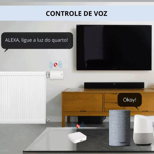 Hub Tuya Zigbee Smart Gateway Alexa Google Casa Inteligente