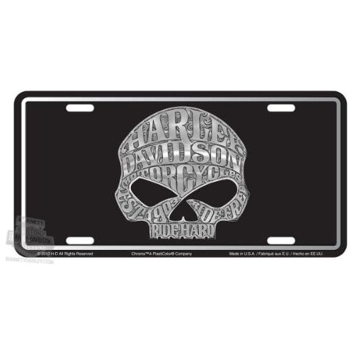 Placa Frontal De Metal Logo De Willie G