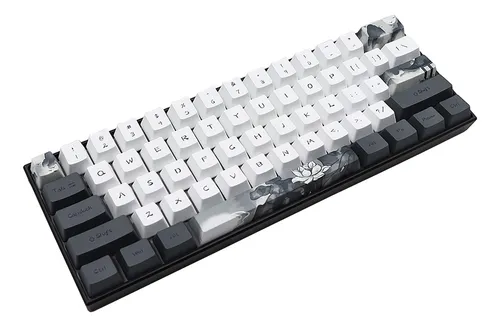 Molgria Ink Lotus Keycaps, 140 Juegos De Teclas Personalizad