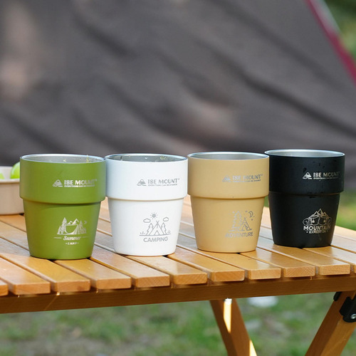 Caneca De Café Para Acampamento, Caneca De Água, Verde