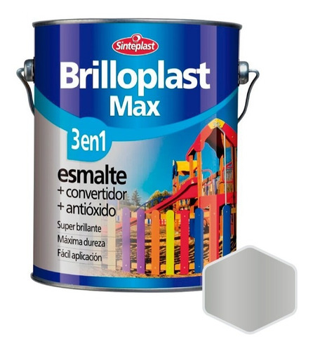 Brilloplast Fluor / Metalizado Sinteplast |  1l + 4 Colores