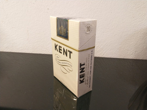 Imagen 2 de 8 de Antigua Marquilla Cigarrillos Kent Made In Usa Llena Años 70