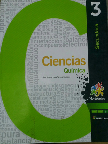 Libro. Ciencias Química 3 Secundaria 