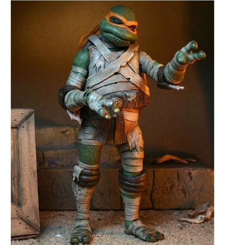 Action Figure Michelangelo Tmnt - Como A Múmia - neca