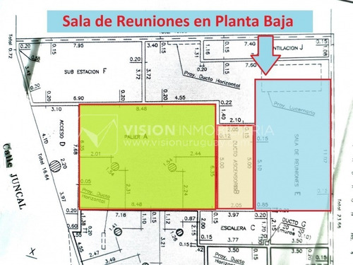Imagen 13 de 25 de Alquiler De Oficina Doble, 5to Piso Al Frente, 60m2, Dos Entradas, Dos Baños, Sala De Reuniones De Uso Común, Plaza Independencia Esq Juncal, Entre El Centro Y La Ciudad Vieja
