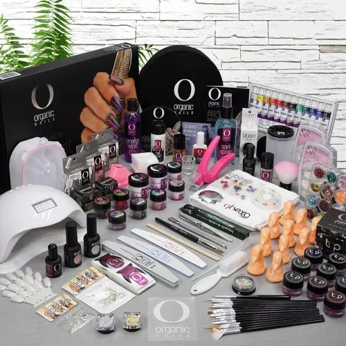 Kit De Uñas Qb Con Prokit Organic Nails, Point Gel Y Lámpara