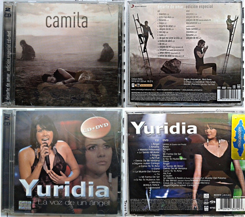 Yuridia La Voz De Un Ángel Y Camila Dejarte De Amar Cd