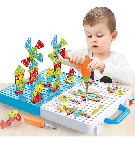 Montessori Juguetes Con Taladro Educativo 3d Puzzle Juguetes