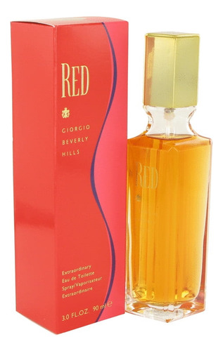 Edt 3 Onzas Red De Giorgio Beverly Hills Para Mujer, Spray