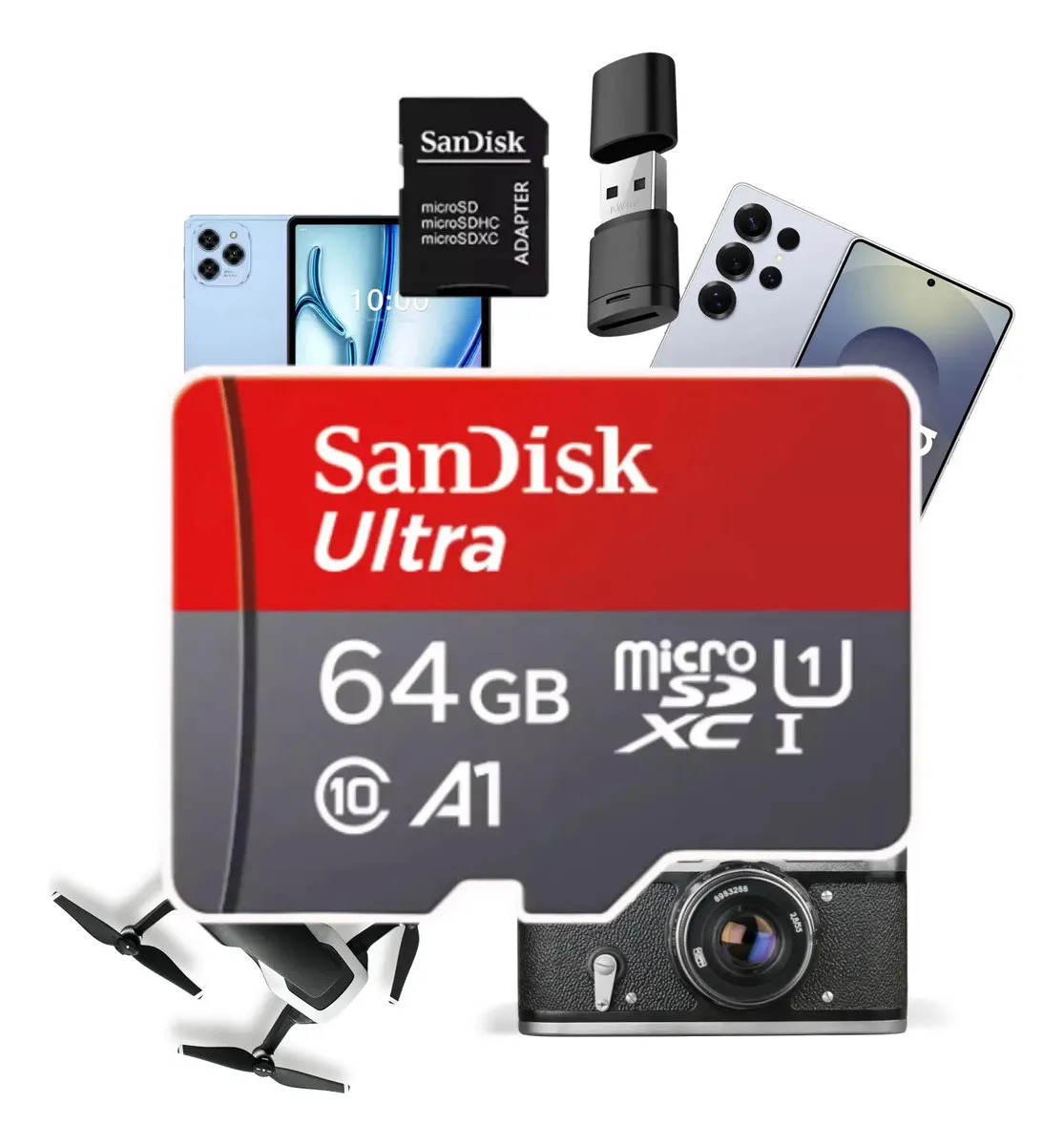 Cartão Memoria Micro Sd 64gb Sandisk P/ Nintendo Switch