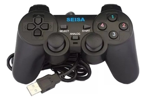 Joystick Analogico Pc Seisa Sj-703 C/ Funcion Vibracion