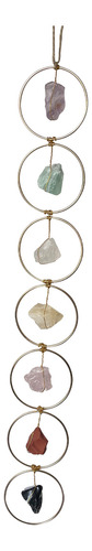 Colgante De Pared Con Forma De Y Crystal Con 7 Chakras, Bord