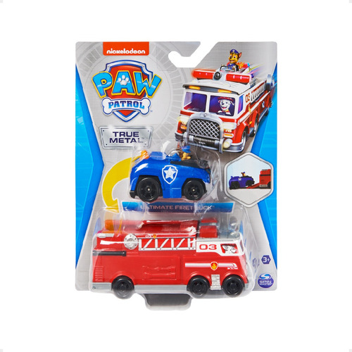 Vehiculo Auto Metalico Paw Patrol Original Patrulla Canina