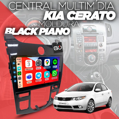 Central Multimídia Android 14 Netflix Maps Waze Cerato 14-19