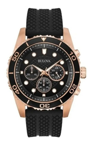 Reloj Bulova 98a192 Rosa Caballero Crono Full