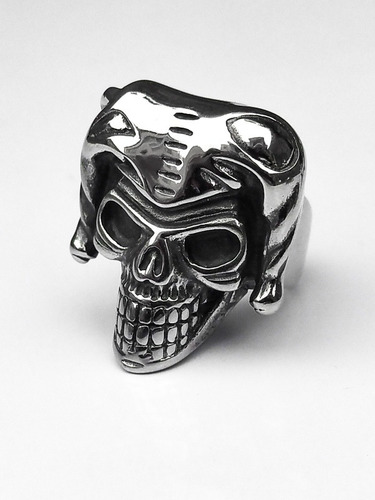 Anillo Calavera Skull Joker Guason Acero Quirúrgico 316l 