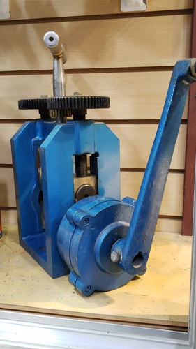 Imagen 2 de 3 de Laminadora Manual Orfebreria, Joyeria, Plateria Reduc 4:1 Az