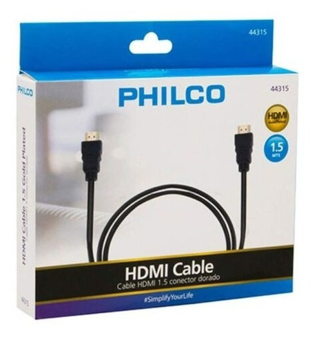 Cable Hdmi Philco 1.5mt