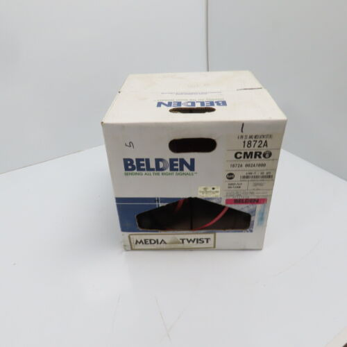 Belden 1872a 002a1000 23 Awg 4 Pair Cat 6 Bonded Pair Co Ssy