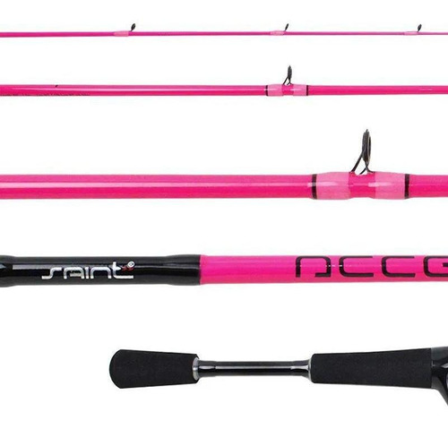 Vara Saint Accept Pink Carretilha 168cm 6-14lb Im7 Carbono