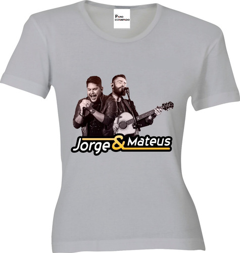 Imagem 3 de 3 de Camiseta Ou Baby Look Jorge E Mateus