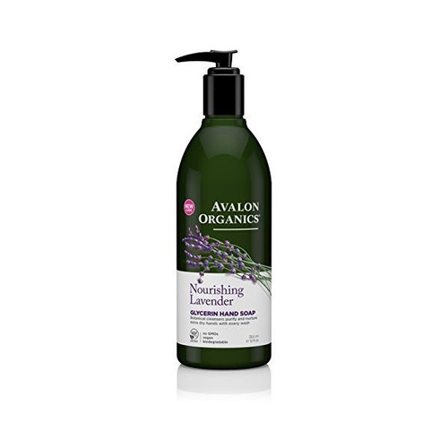 Jabón Avalon Organics Glicerina, Nutritivo Lavanda, 12 Onza 