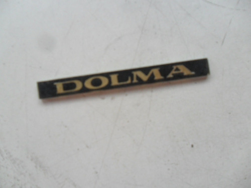 Cartel Antiguo Dolma Acrilico Original Industria Insignia