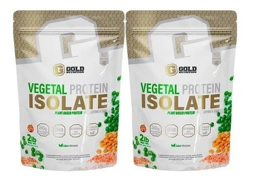 Vegetal Protein Isolate 2 Lbs Gold Nutrition Manzana X2