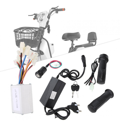 Kit De Controlador De Motor De Scooter De Bicicleta Eléctric