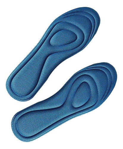 Plantillas Para Zapatos 3d Nano Uso Diario Azul 37 38