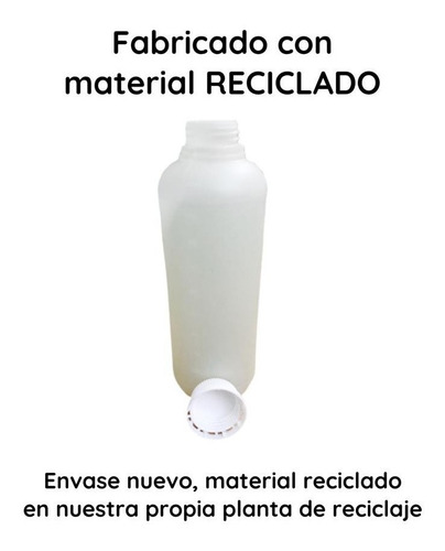 Imagen 5 de 9 de Envases Plasticos 1 Litro Pead Reciclado X 120 Un