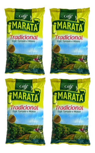 4 Café Maratá Pacotes De 500g