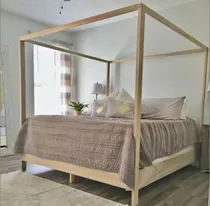 Comprar Camas Matrimoniales Queen De Madera Modernas